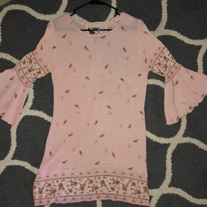 Urban girl belle sleeve dress